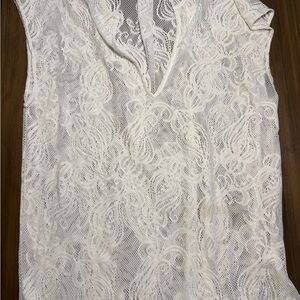 Lilly Pulitzer White Bathing Suit Cover Up